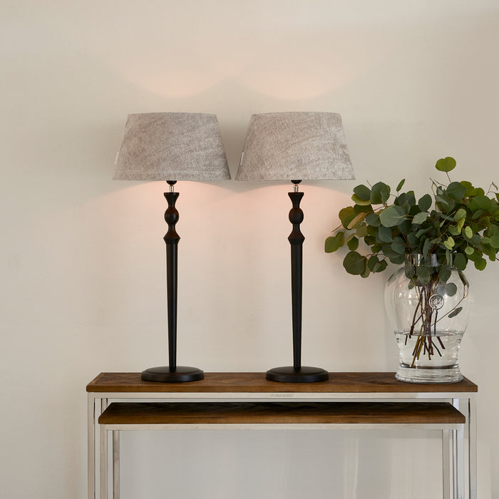 Riviera Maison Phinesse Lamp Shade grey 12x20 - 200x200x12 cm