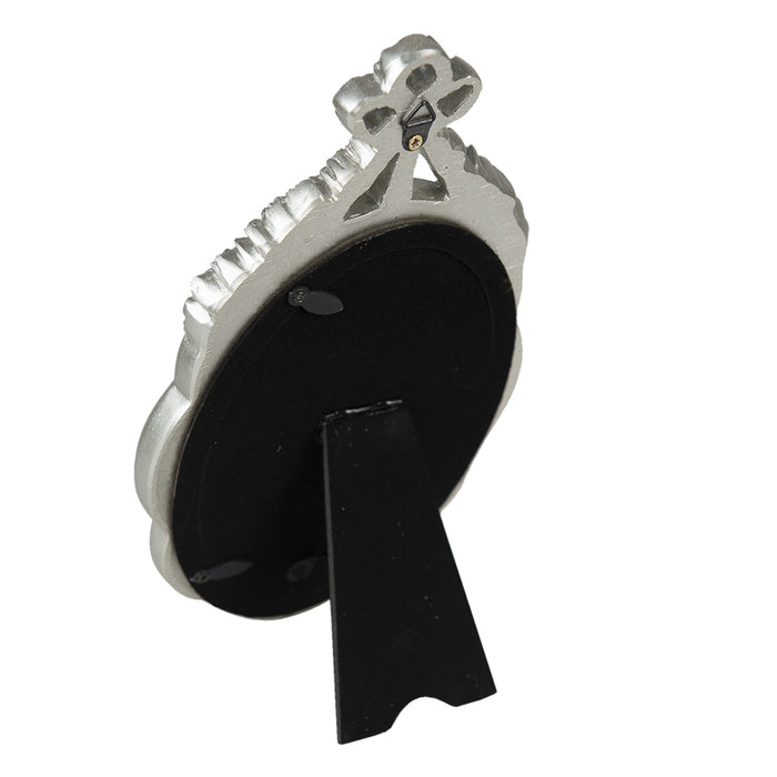 Clayre & Eef Fotolijst  10x15 cm Zilverkleurig Kunststof Fotokader