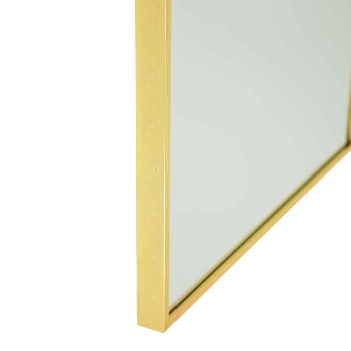 Fragix York Passpiegel - Goud - Aluminium - 120x40