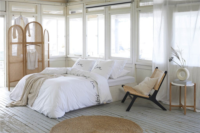 Walra - Dekbedovertrek Lively Love - 200x220 - Wit