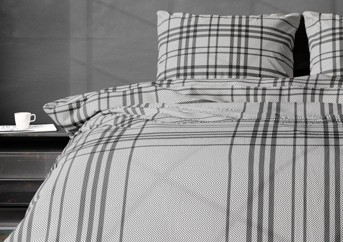 Elegance Dekbedovertrek Dario - grijs