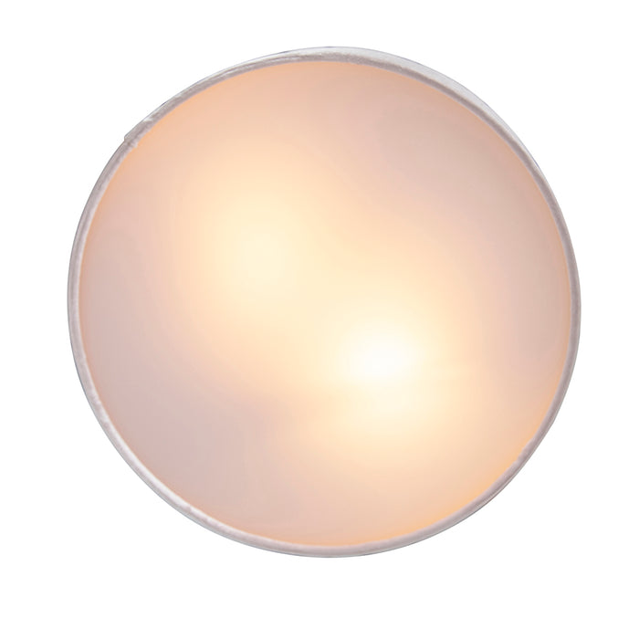 QAZQA Moderne plafondlamp roze 30 cm met gouden binnenkant - Drum
