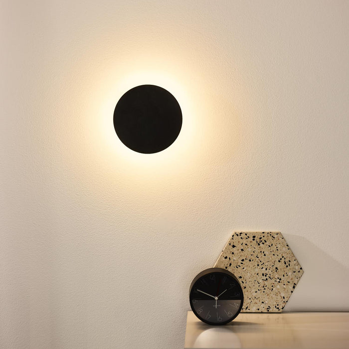 Lucide EKLYPS LED Wandlamp - Zwart