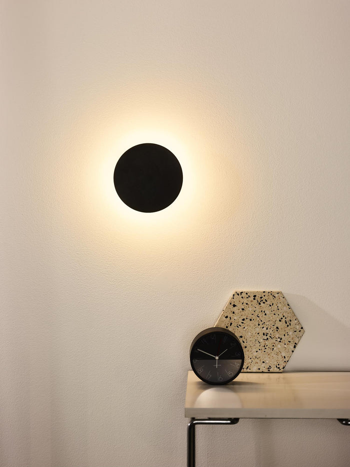 Lucide EKLYPS LED Wandlamp - Zwart
