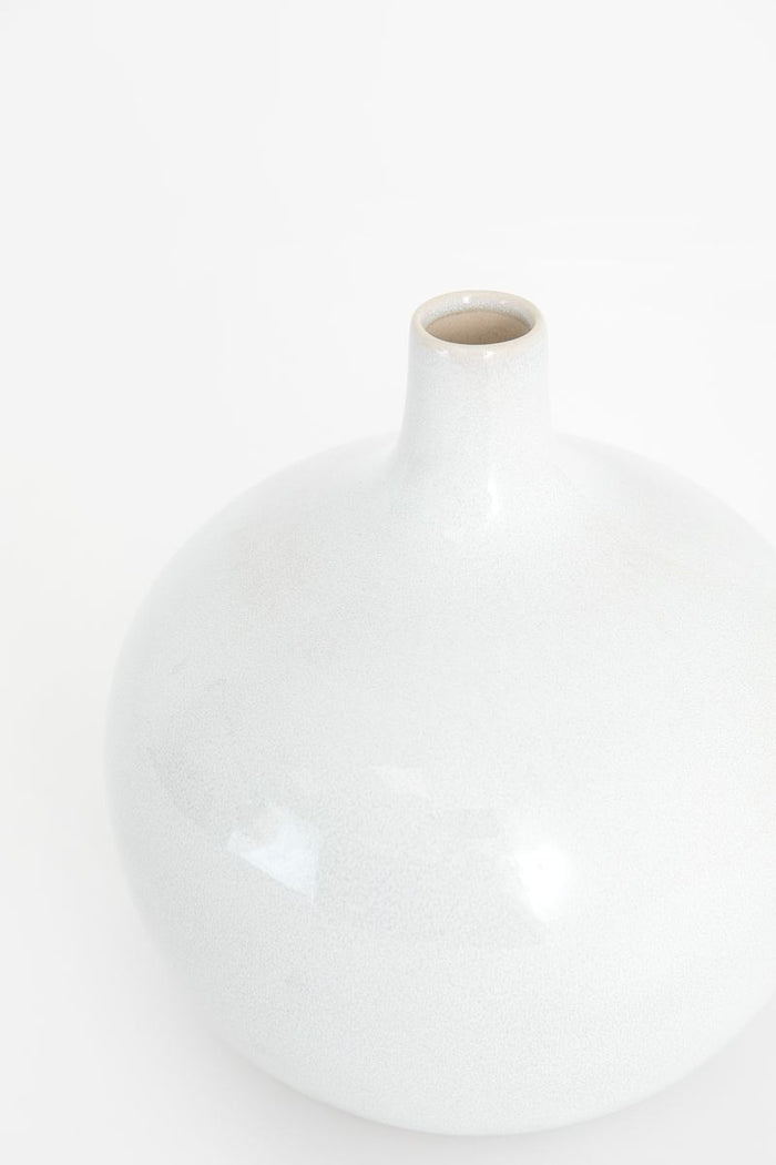 Sissy-Boy Lichtgrijze keramieken vaas