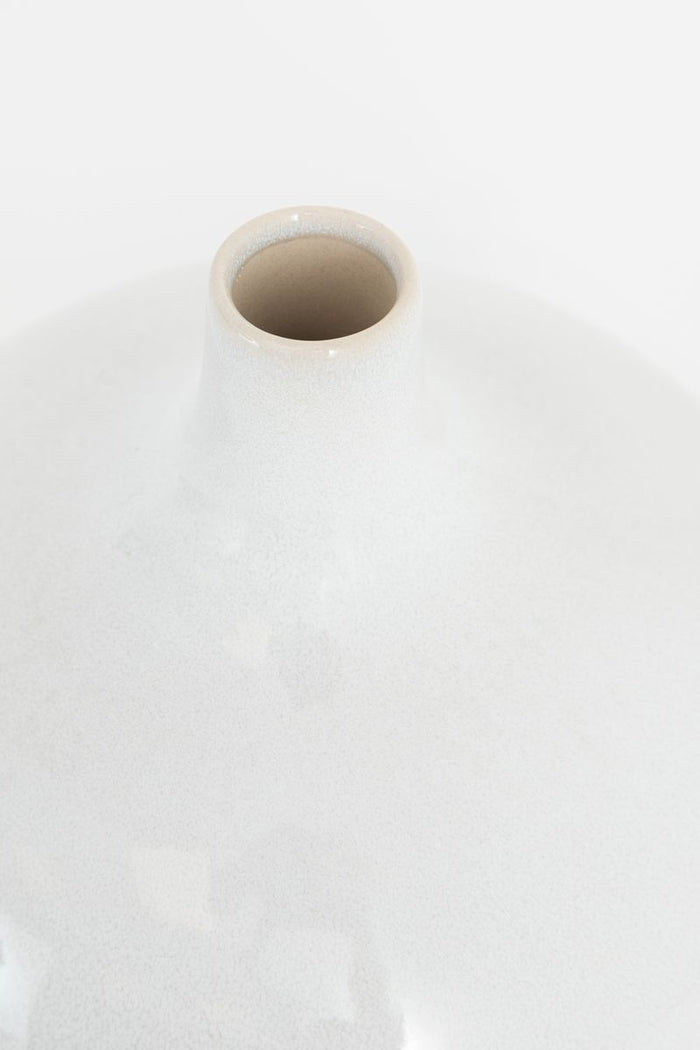 Sissy-Boy Lichtgrijze keramieken vaas