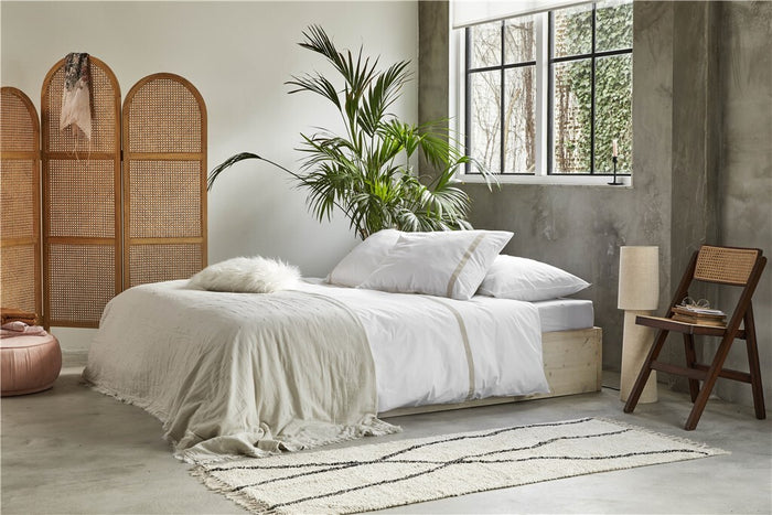 Walra - Dekbedovertrek Timeless Chic - 140x220 - Wit