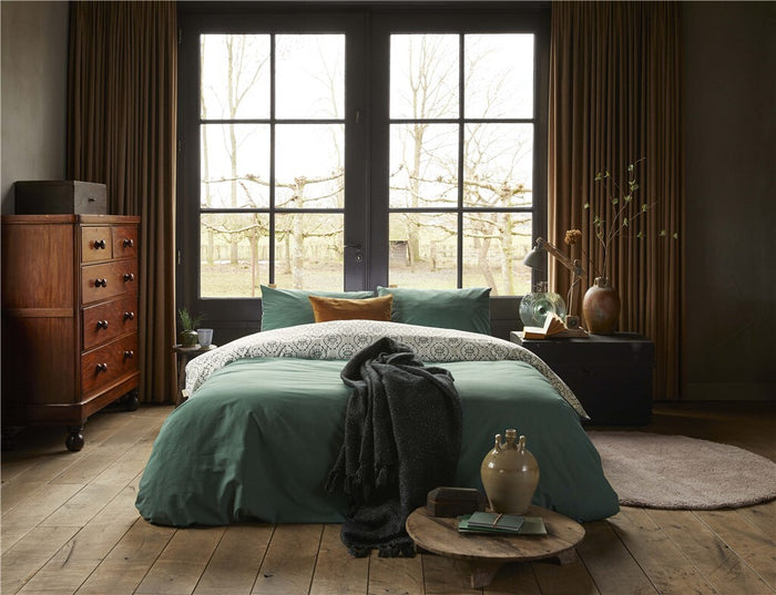 Walra - Dekbedovertrek Little Tiles - 140x220 - Groen