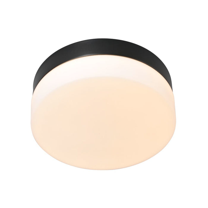 Steinhauer Plafondlamp Ikaro Ø 24 cm IP44 zwart