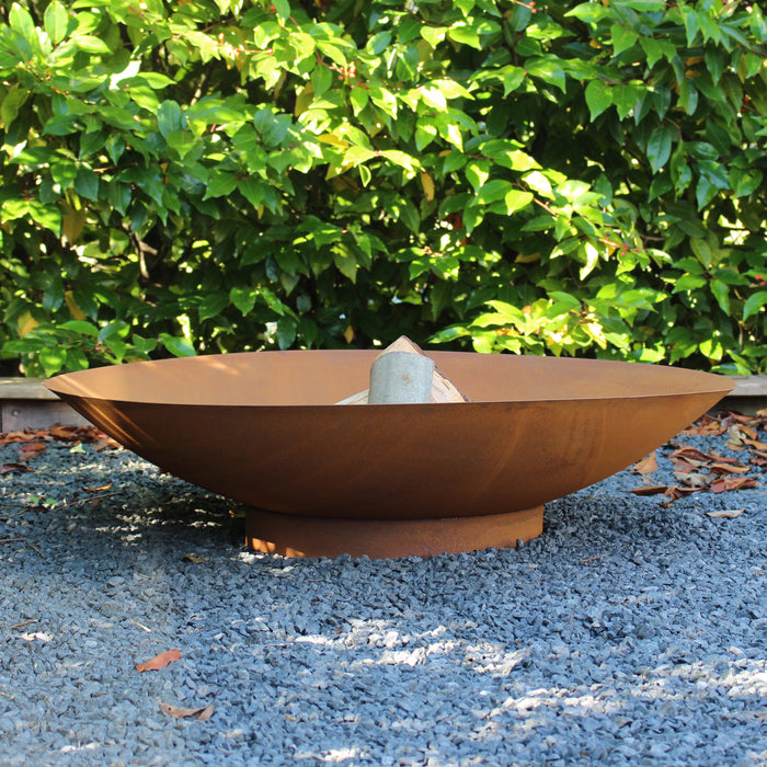 2L Home and Garden   - Vuuschaal roest - Ø 80cm
