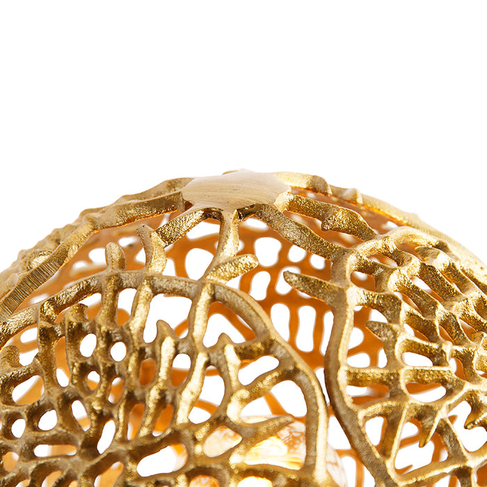 QAZQA Art Deco tafellamp tripod goud met zwart - Maro