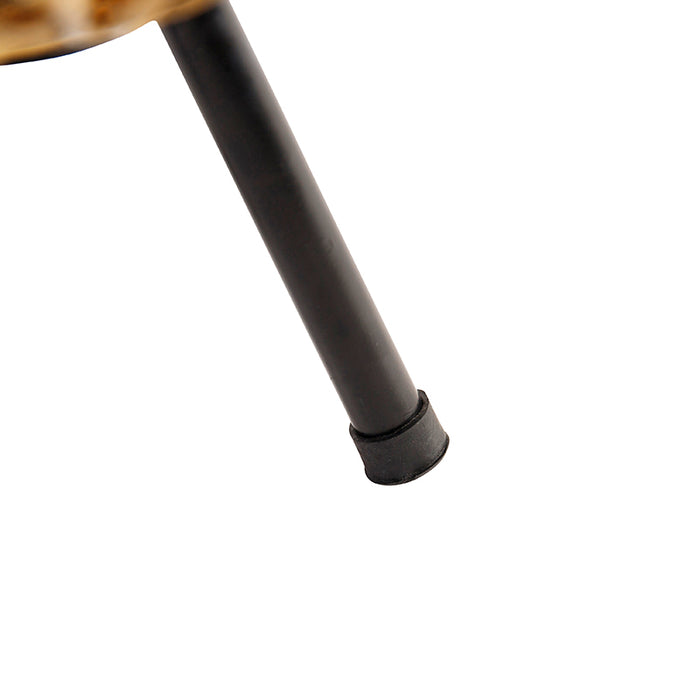 QAZQA Art Deco tafellamp tripod goud met zwart - Maro