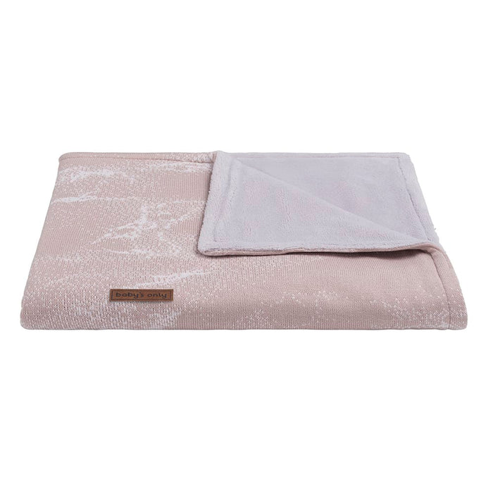 Baby's Only Wiegdeken teddy Marble - Oud Roze|Classic Roze