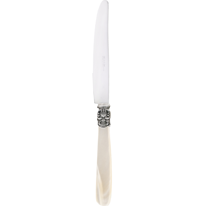 Eme Tafelmes Mona Lisa 24.6 cm Kunststof Offwhite Zilver 6 stuk(s)