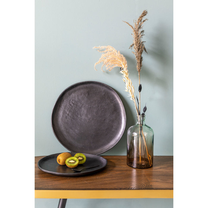 Housecraft Living Jace Antique Decoratieve schaal| bord Zwart 36x36