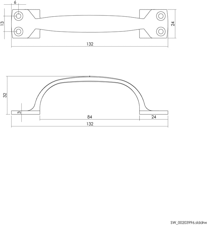 Intersteel Meubelgreep 130 mm nikkel mat
