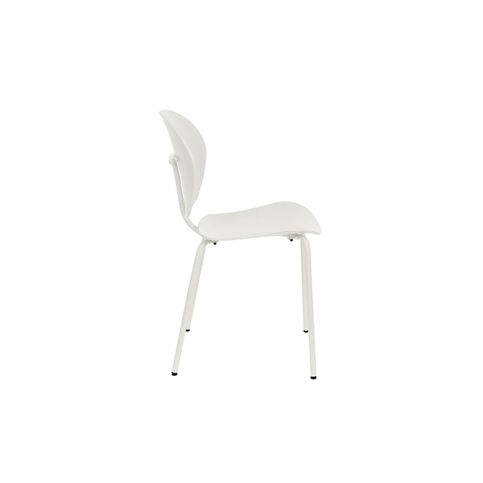 Zuiver The Ocean Chair Eetkamerstoelen  Coconut Milk - Set van 2 - Wit