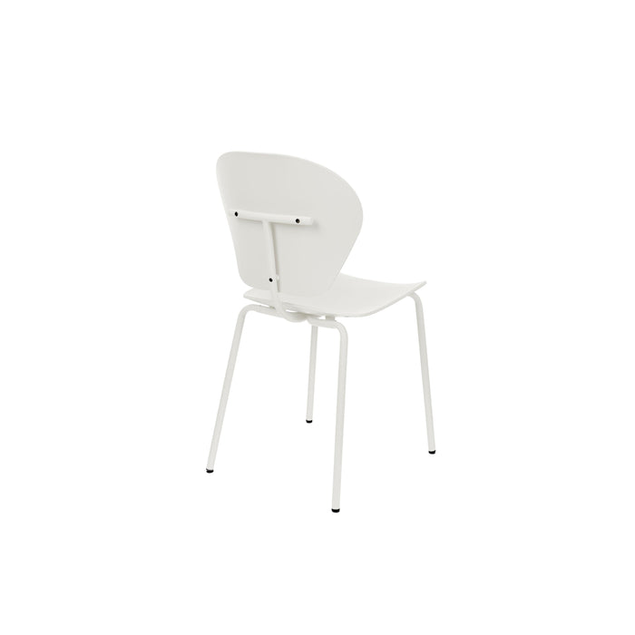 Zuiver The Ocean Chair Eetkamerstoelen  Coconut Milk - Set van 2 - Wit