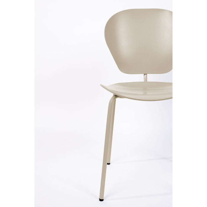 Zuiver The Ocean Chair Eetkamerstoelen  Rice - Set van 2 - Bruin