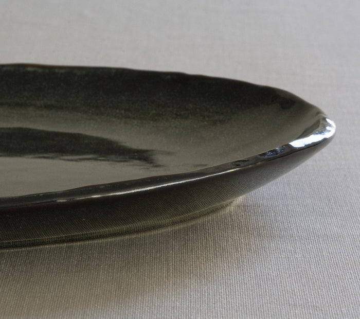 Organic by Dutch Rose Amsterdam ovale schaal 40x28 cm - groen