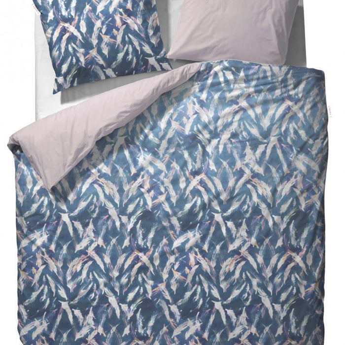 Esprit Dekbedovertrek Esprit Katoen Satijn Feather blauw