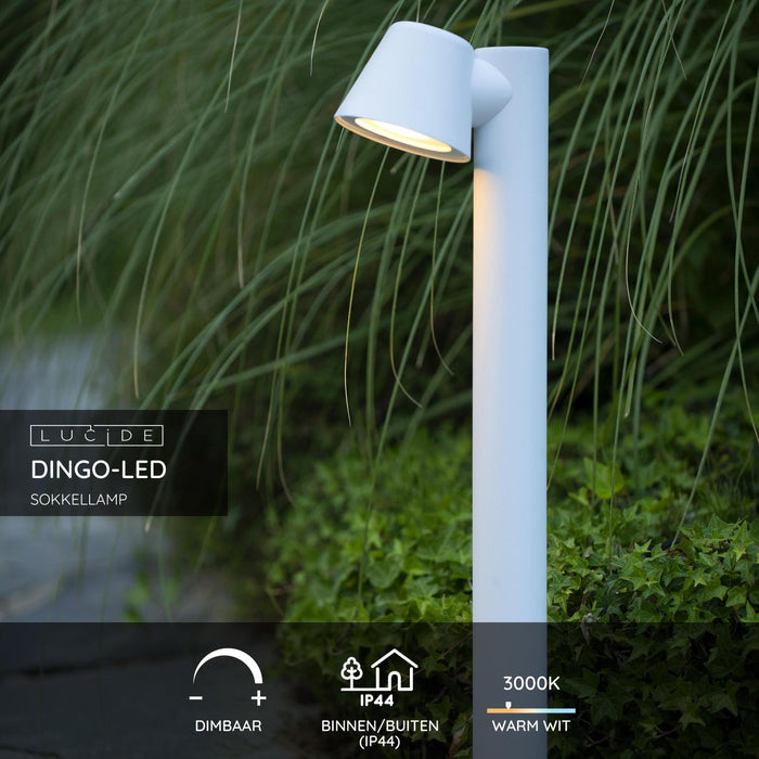 Lucide DINGO-LED Sokkellamp - Wit