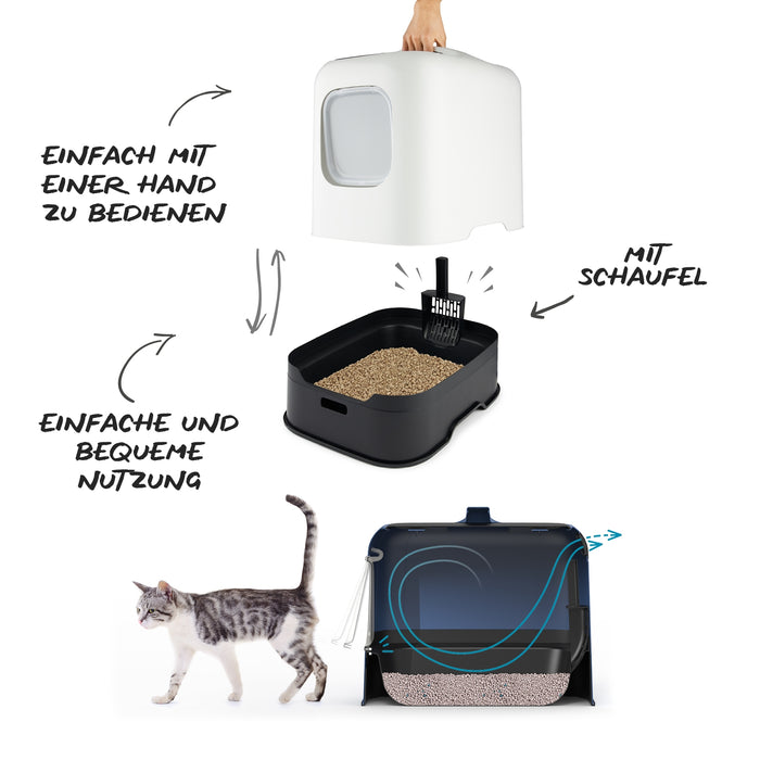 Rotho Kattenbak Biala - cappuccino