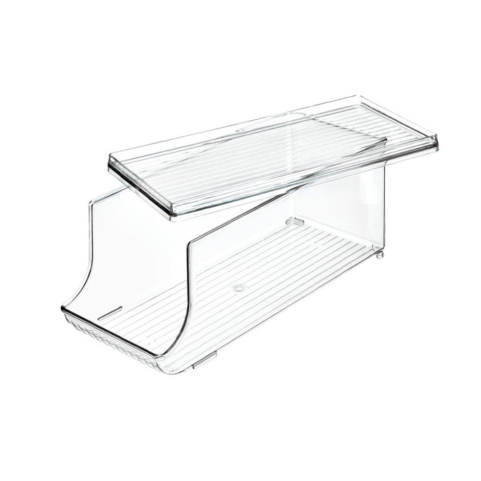 Koelkast Organizer voor Blikjes, Met Deksel, 14.6 x 34.9 x 14.6 cm, Ku