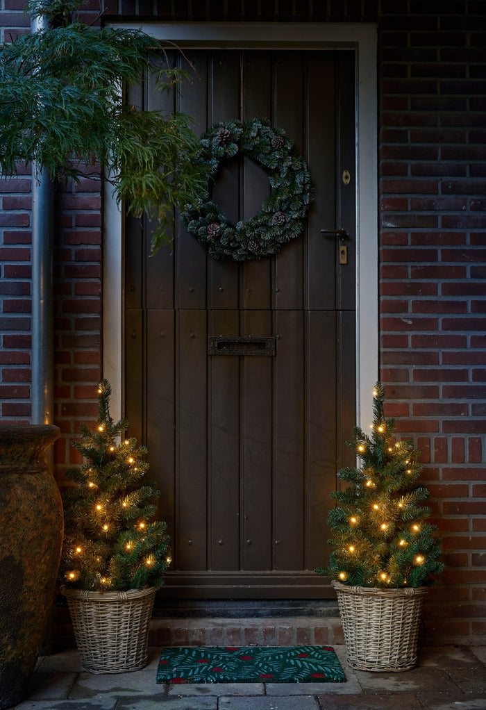 Black Box Trees Riverton Kunstkerstboom in Pot - LED verlichting H90cm