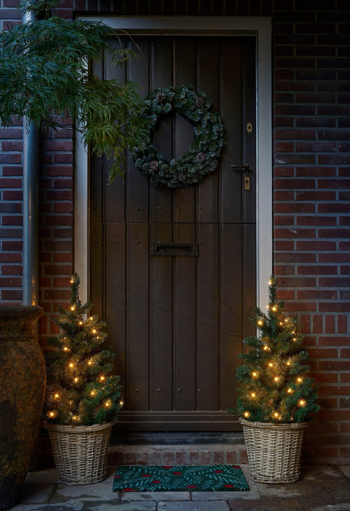 Black Box Trees Riverton Kunstkerstboom in Pot - LED verlichting H90cm