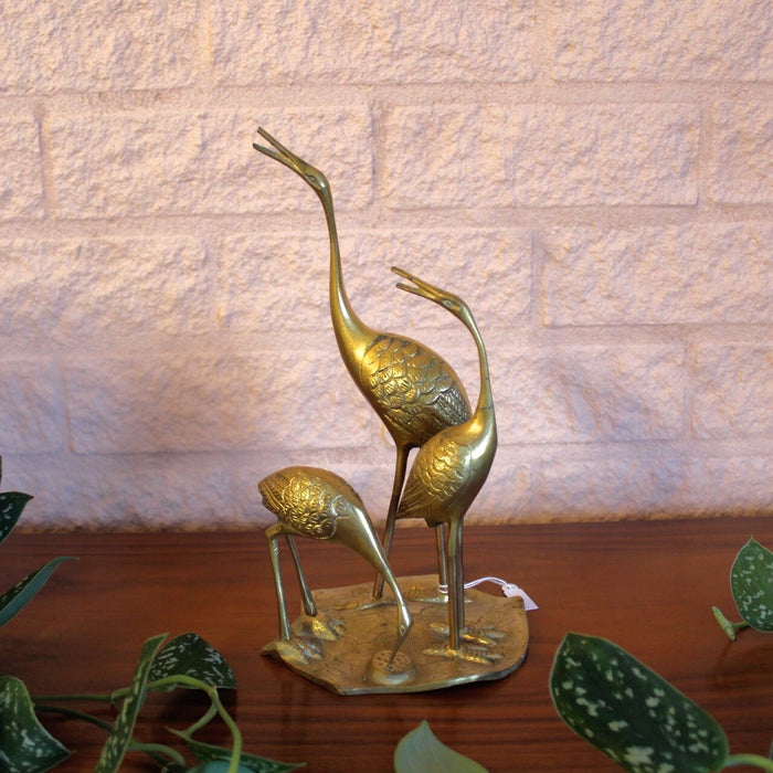 Reliving Vintage Kraanvogels Messing