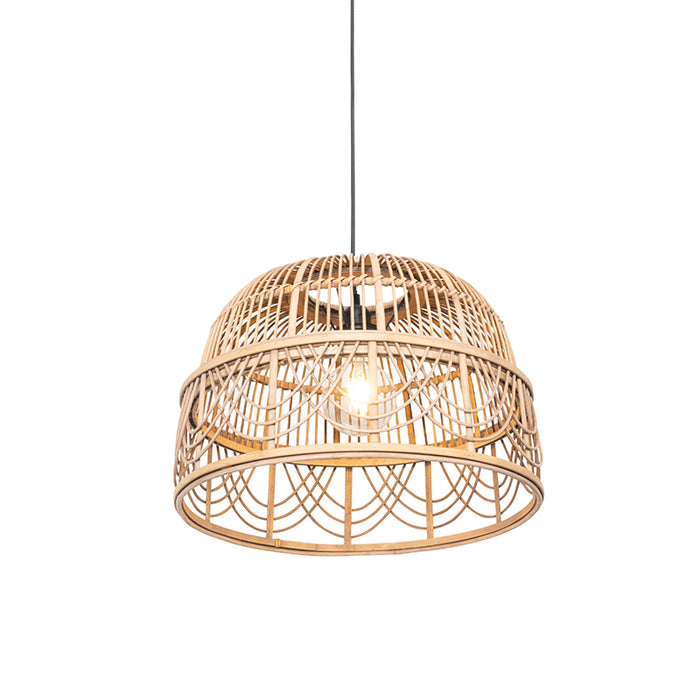 QAZQA Oosterse hanglamp rotan 44 cm - Michelle