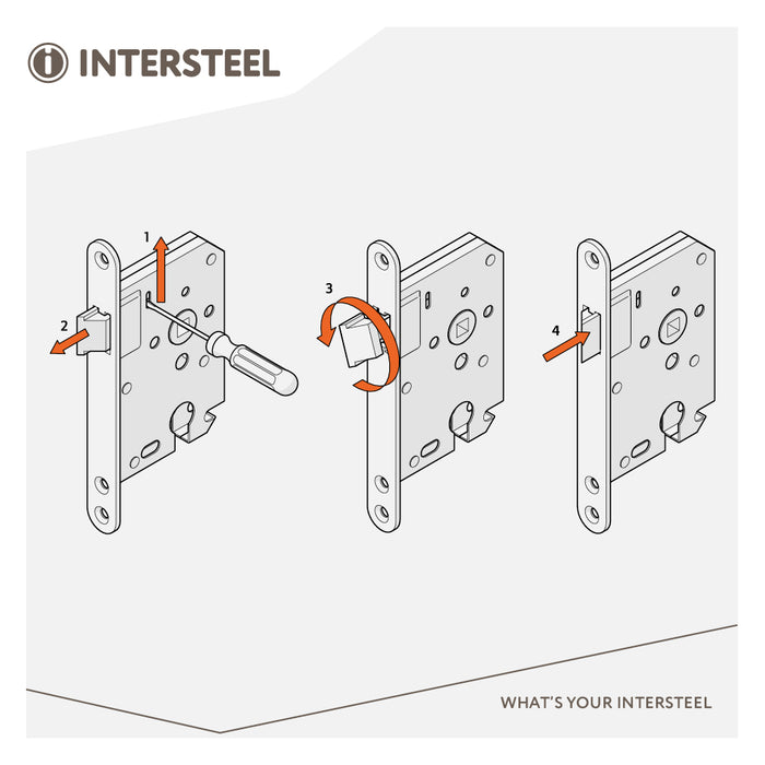 Intersteel Woningbouw loopslot wit