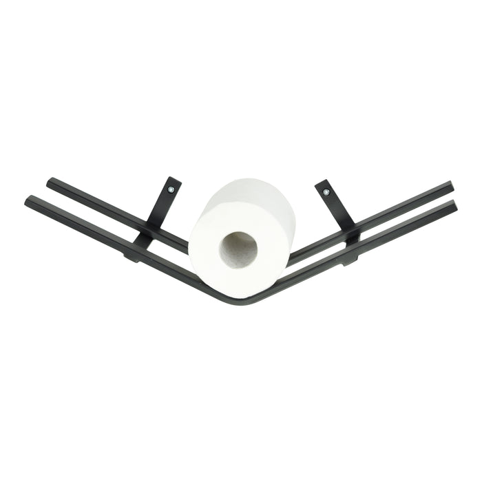 LOFT42 Jef reserve wc rolhouder – zwart - metaal