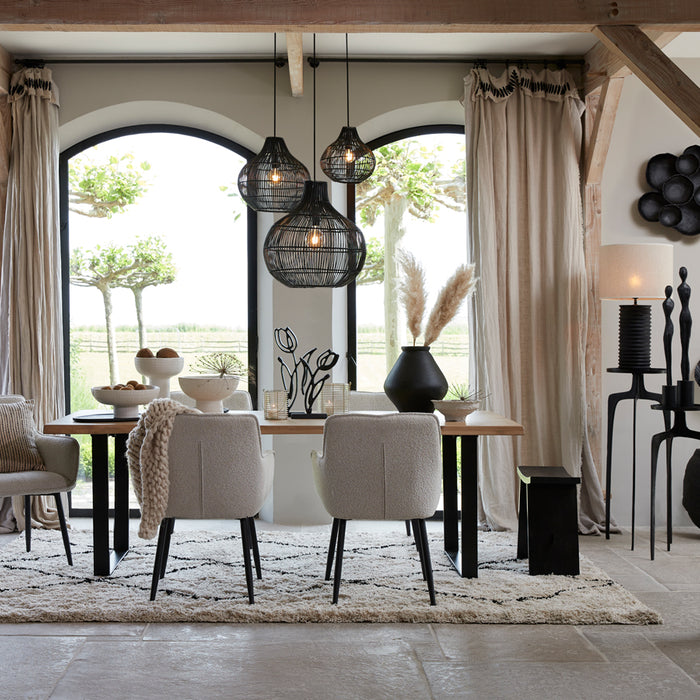 Light & Living - Hanglamp PACINO - Ø50x51.5cm - Zwart