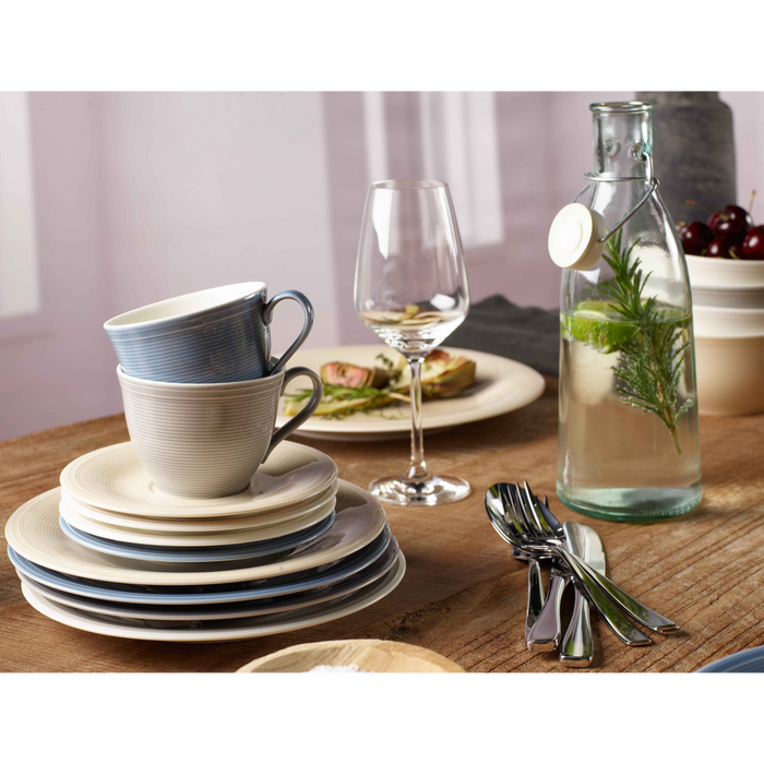Vivo Beker Color Loop 35 cl Blauw Porselein 6 stuk(s)
