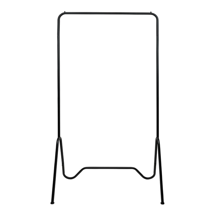 QUVIO Kledingrek metaal - Zwart