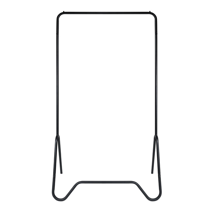 QUVIO Kledingrek metaal - Zwart