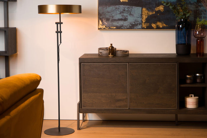 Lucide GIADA Vloerlamp - Mat Goud | Messing