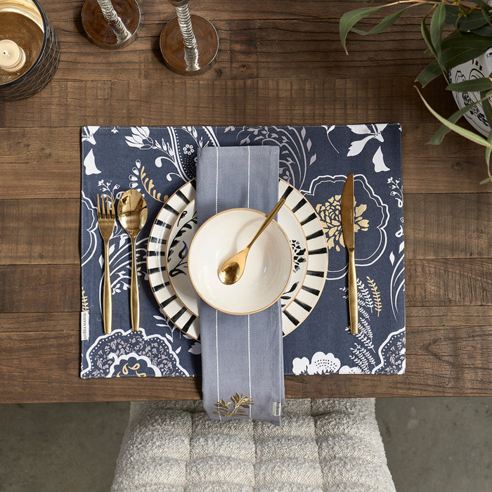 Riviera Maison ontbijtbord met motief - Romance D'Amour - Zwart | Wit