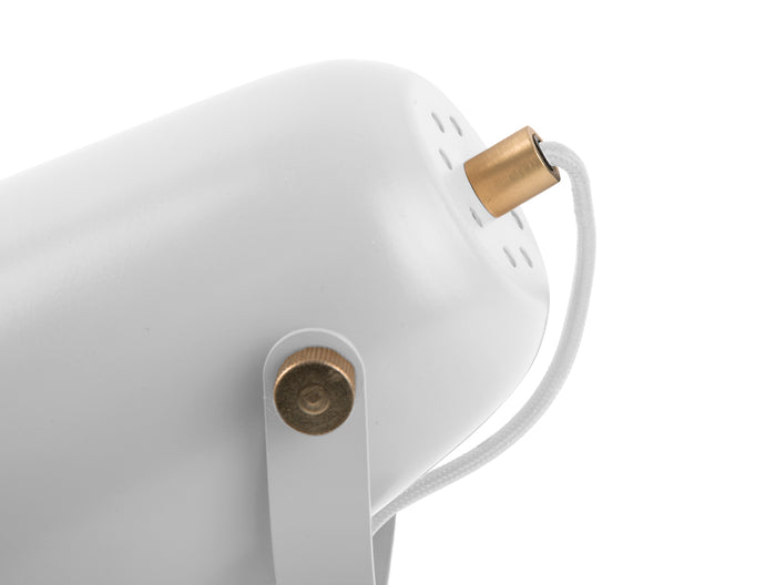 Leitmotiv - Wall lamp Steady metal matt white