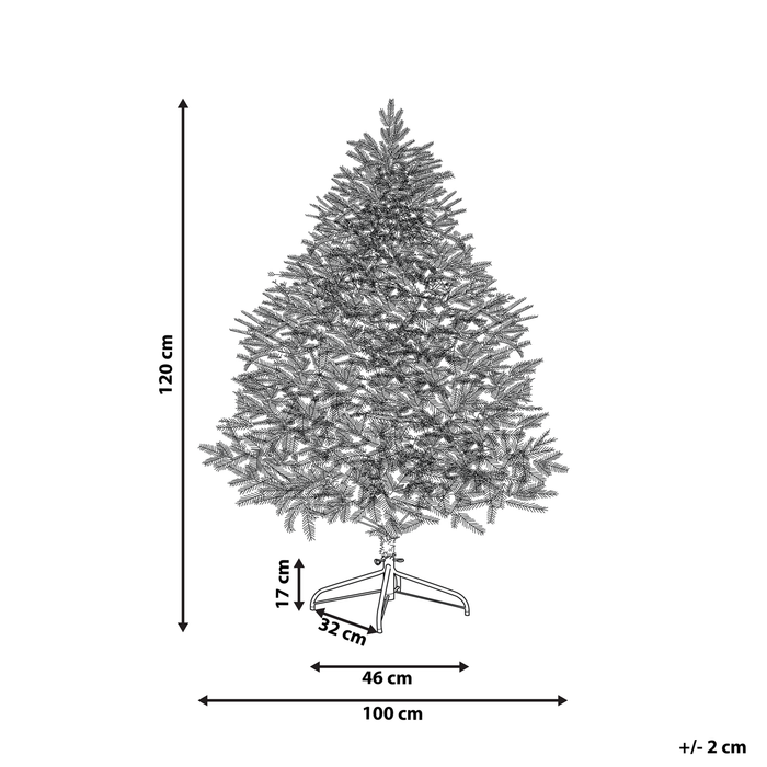 Beliani - FARNHAM - Kerstboom - Roze - 100 cm - PVC