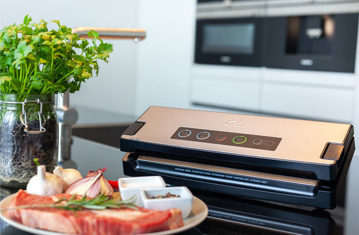 Solis Vac Premium 574 Vacumeermachine + 2 Vacuümollen + 50 Zakken