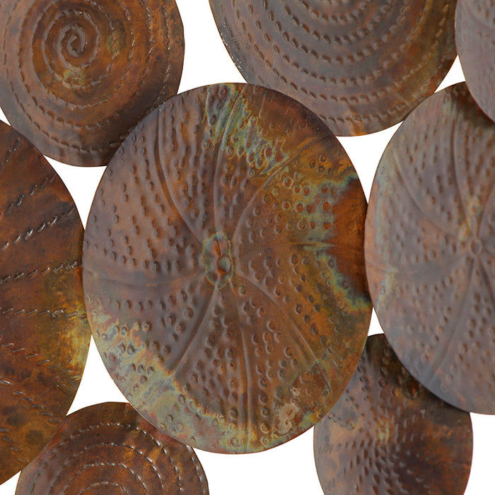 QAZQA Art deco oosterse wandlamp roestbruin 2-lichts - Mary