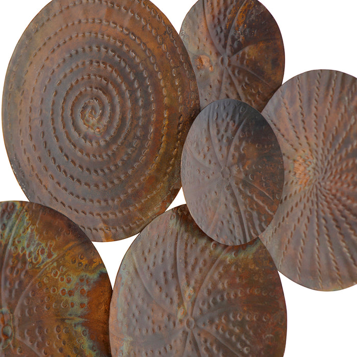 QAZQA Art deco oosterse wandlamp roestbruin 2-lichts - Mary