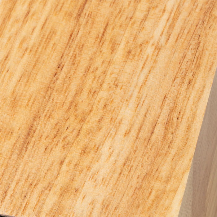 QAZQA Landelijke tafellamp hout naturel - Bloc