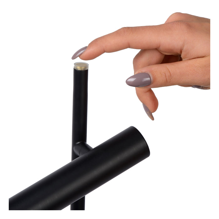 Lucide Philon Vloerlamp Zwart - 2 x Geïntegreerde LED