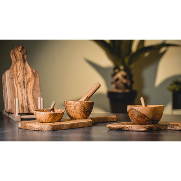 Cookinglife Serveerplank met handgreep Tunea - Olijfhout - 36 x 15 cm