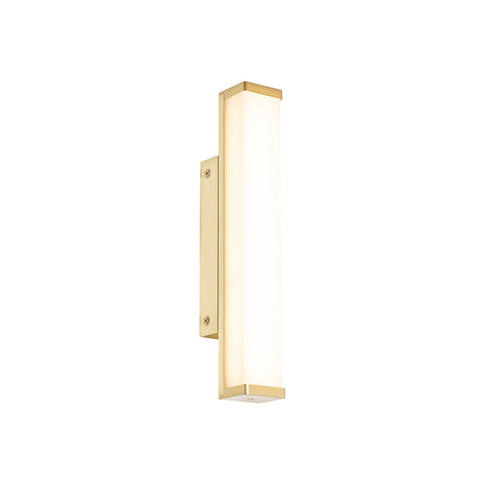 QAZQA Badkamer wandlamp messing 32 cm incl. LED IP44 - Cascada