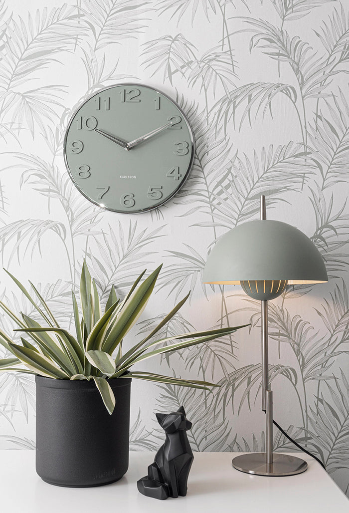 present time - Bloempot + standaard Tub - Bruin - Ø18cm
